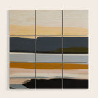 Abstract Silence Triptych Part 3 Wood Wall Art Gallery Image 1