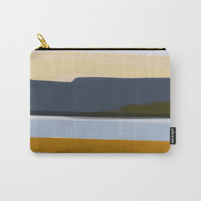 Abstract Silence Triptych Part 3 Carry All Pouch Gallery Image 1