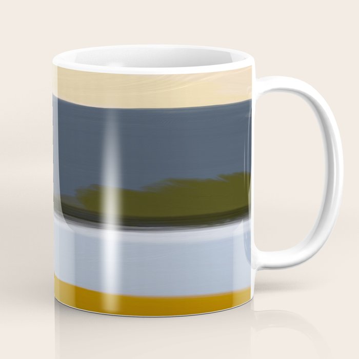 Abstract Silence Triptych Part 3 Coffee Mug Gallery Image 1
