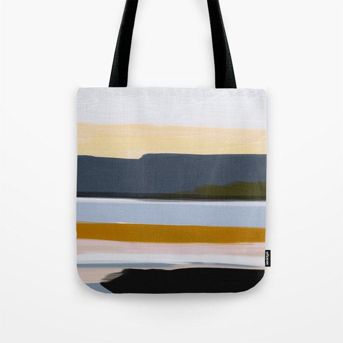 Abstract Silence Triptych Part 3 Tote Bag Gallery Image 1