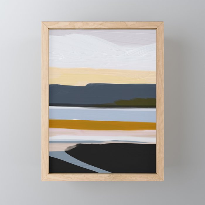 Abstract Silence Triptych Part 3 Mini Art Print Gallery Image 1