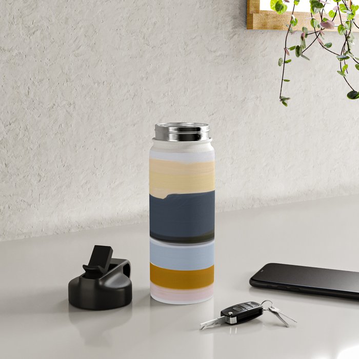 Abstract Silence Triptych Part 3 Water Bottle Gallery Image 4