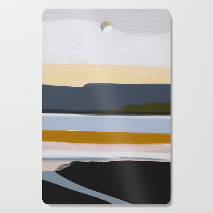 Abstract Silence Triptych Part 3 Cutting Board Gallery Image 1