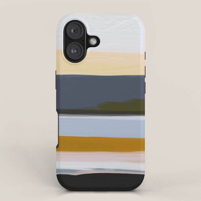 Abstract Silence Triptych Part 3 iPhone Case Gallery Image 1