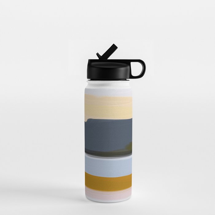 Abstract Silence Triptych Part 3 Water Bottle Gallery Image 1