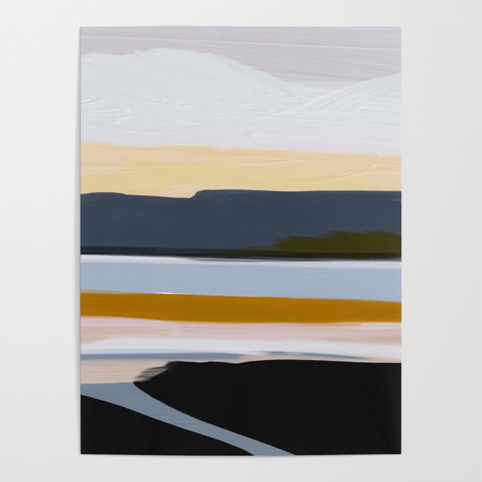 Abstract Silence Triptych Part 3 Poster Gallery Image 4