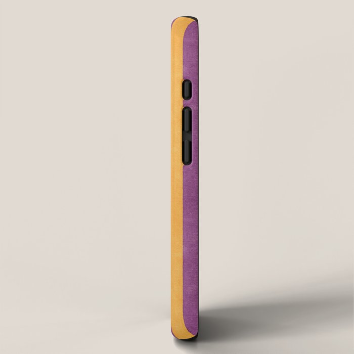 STRIPES - 005 - purple and orange iPhone Case Gallery Image 2