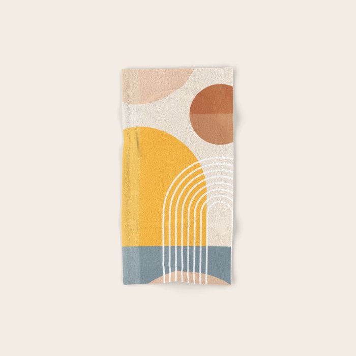 Minimal Geometric Shapes 164 Bath Towel Gallery Image 1