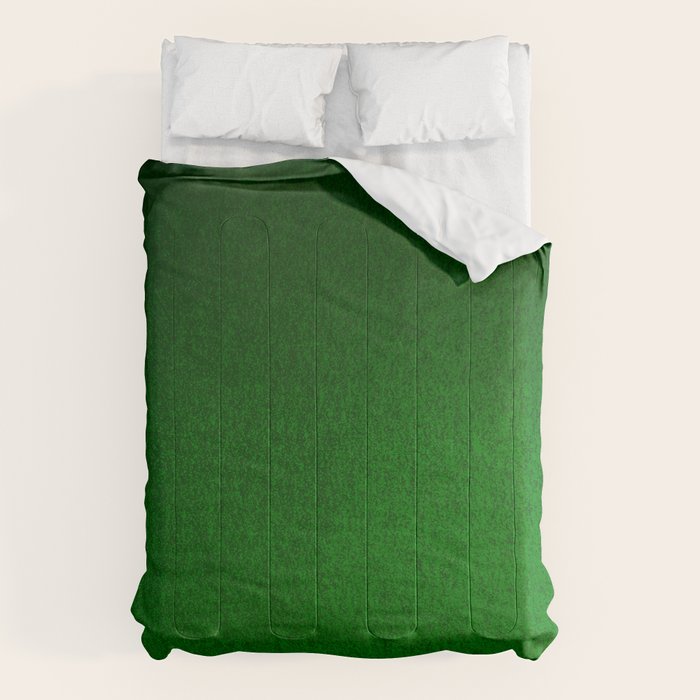 Emerald Green Ombre Design Comforter Gallery Image 1