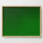 Emerald Green Ombre Design Serving Tray Gallery Image 1