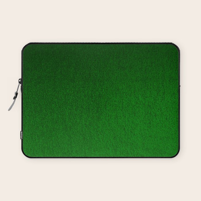 Emerald Green Ombre Design Laptop Sleeve Gallery Image 1