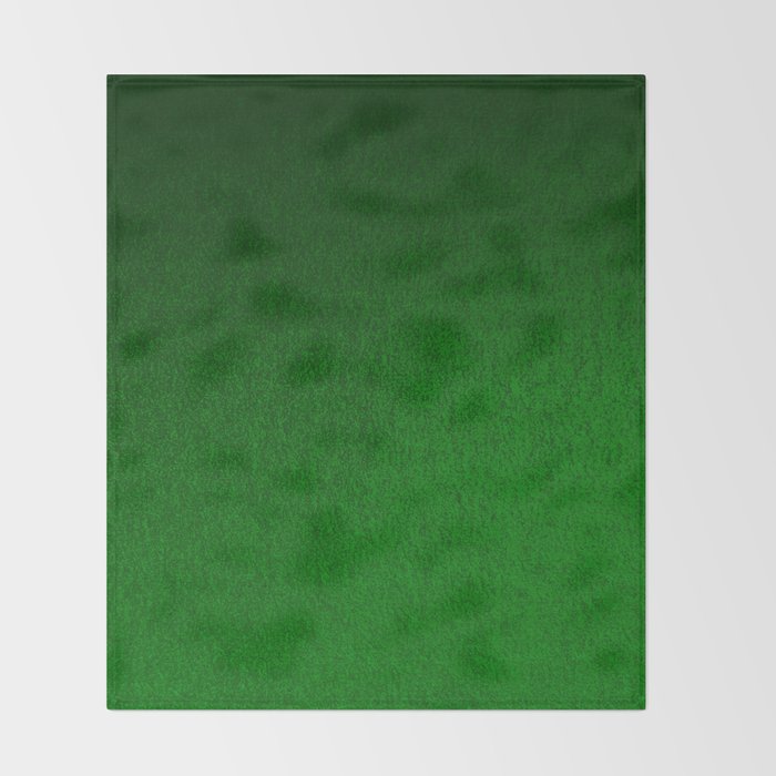 Emerald Green Ombre Design Throw Blanket Gallery Image 2