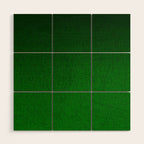Emerald Green Ombre Design Wood Wall Art Gallery Image 1