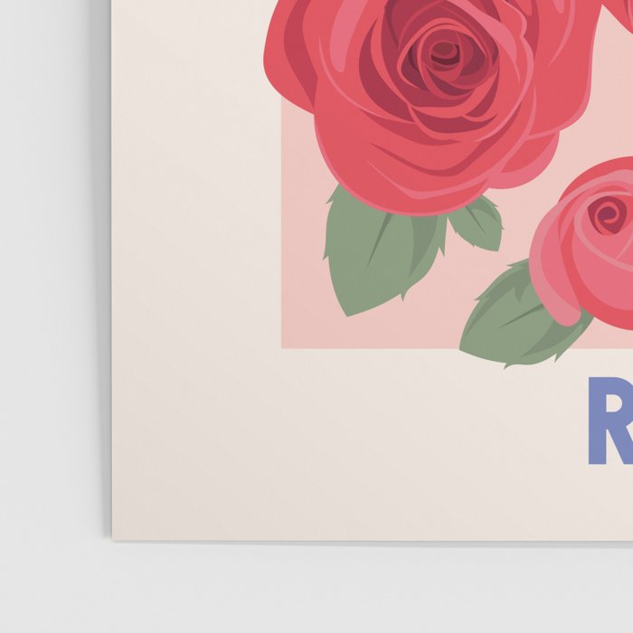 Flower Market Rome Roses Poster Gallery Image 3