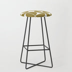 Mid Century Modern Geometric 04 Flat Gold Stool Gallery Image 1