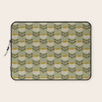 Retro Floral Sage - Mid Century Modern Daisy Laptop Sleeve Gallery Image 1