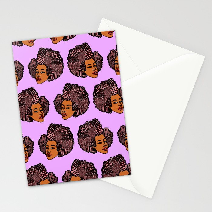 Tomi Repeat Pattern Stationery Card Gallery Image 2