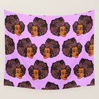 Tomi Repeat Pattern Wall Tapestry Gallery Image 4