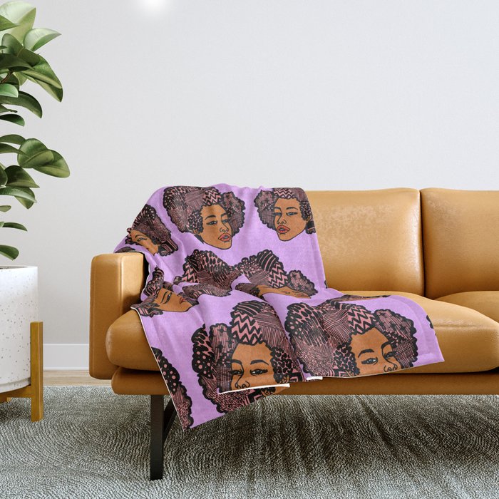 Tomi Repeat Pattern Throw Blanket Gallery Image 1