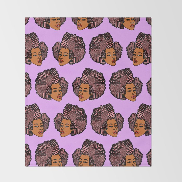 Tomi Repeat Pattern Throw Blanket Gallery Image 2