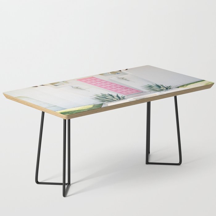 Pink Door in Palm Springs California Photo - Mid Century Modern Architecture Coffee Table Gallery Image 1