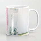 Pink Door in Palm Springs California Photo - Mid Century Modern Architecture Coffee Mug Gallery Image 1
