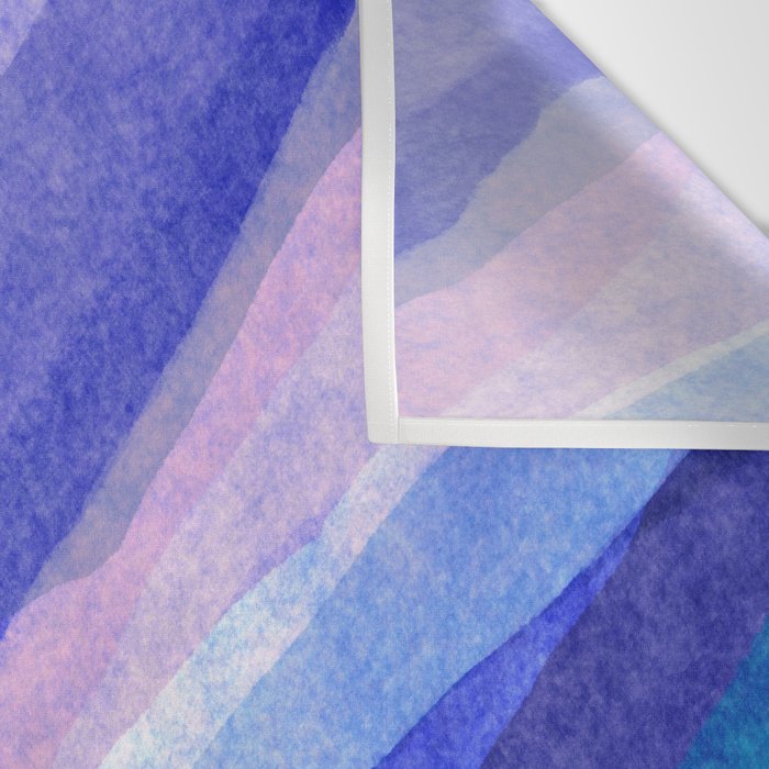 Ripples abstract diagonal stripe Wall Tapestry Gallery Image 3