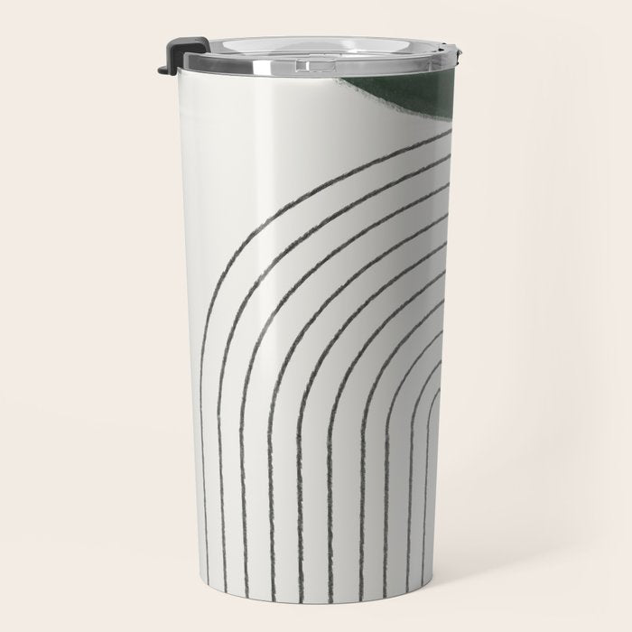 Green and Black Composition Travel Mug Gallery Image 3