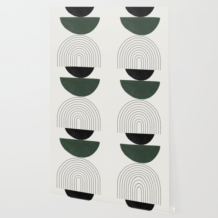 Green and Black Composition Wallpaper Gallery Image 2