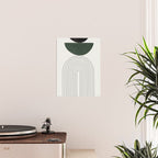 Green and Black Composition Poster Gallery Image 2