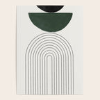 Green and Black Composition Poster Gallery Image 4