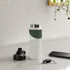 Green and Black Composition Water Bottle Gallery Image 4