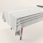 Green and Black Composition Tablecloth Gallery Image 1