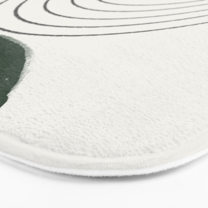 Green and Black Composition Bath Mat Gallery Image 3