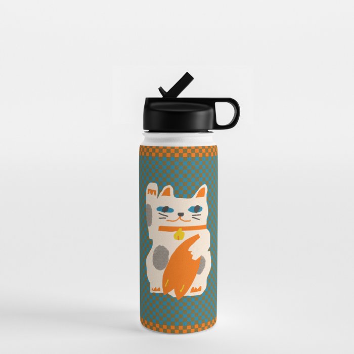 Catch the Lucky Wave 01 Water Bottle Gallery Image 1