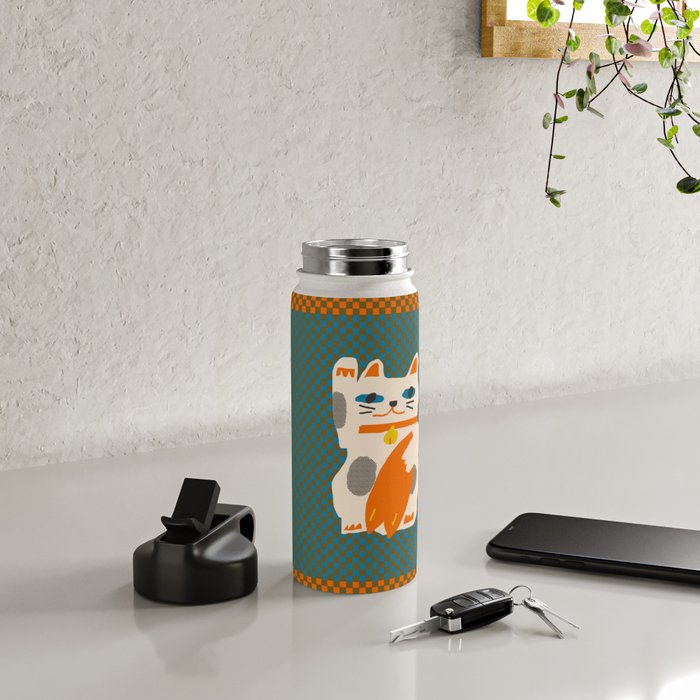 Catch the Lucky Wave 01 Water Bottle Gallery Image 4