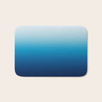 Sky and Ocean Blue Ombre Bath Mat Gallery Image 1