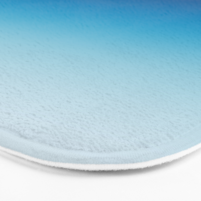 Sky and Ocean Blue Ombre Bath Mat Gallery Image 3