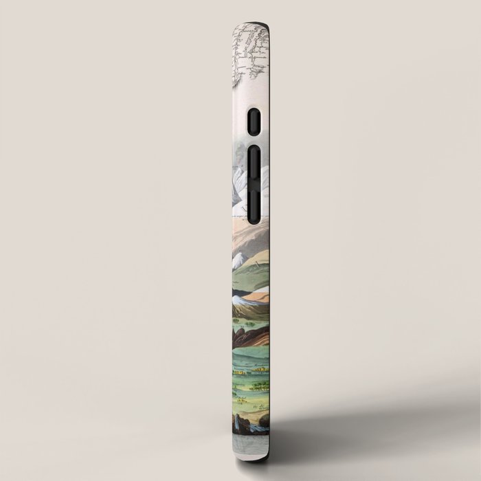 Rivers and Mountains of the World (1829) iPhone Case Gallery Image 2