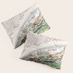 Rivers and Mountains of the World (1829) Pillow Sham Gallery Image 3
