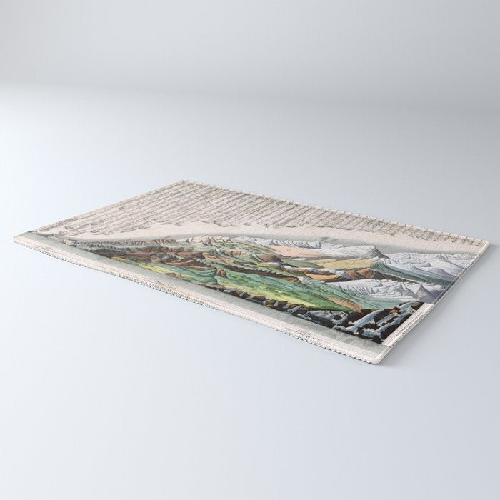 Rivers and Mountains of the World (1829) Rug Gallery Image 3