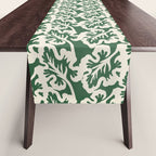 Green Leaf Motif Table Runner Gallery Image 1