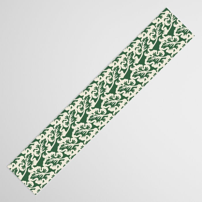 Green Leaf Motif Table Runner Gallery Image 3