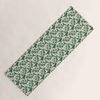 Green Leaf Motif Yoga Mat Gallery Image 1