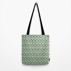 Green Leaf Motif Tote Bag Gallery Image 2