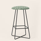 Green Leaf Motif Stool Gallery Image 1