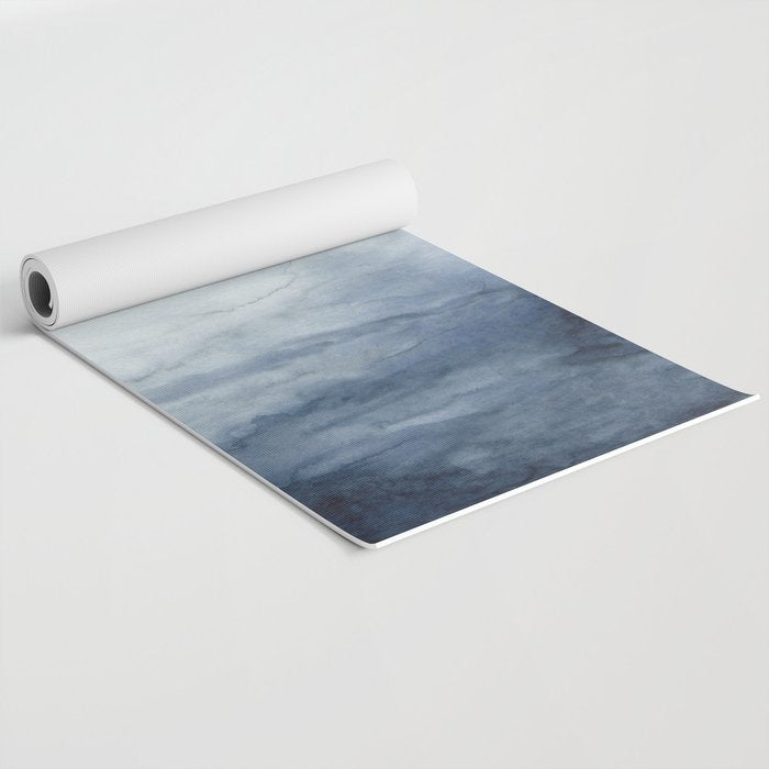 Indigo Abstract Painting | No.2 Yoga Mat Gallery Image 2