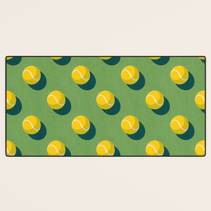 BALLS Tennis - grass court - pattern Desk Mat Gallery Image 3