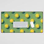 BALLS Tennis - grass court - pattern Desk Mat Gallery Image 1
