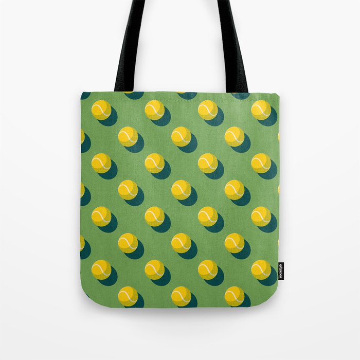 BALLS Tennis - grass court - pattern Tote Bag Gallery Image 1